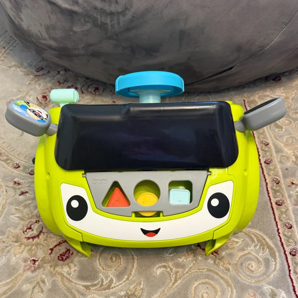 Fisher-Price Smiling Green and Blue learning toy